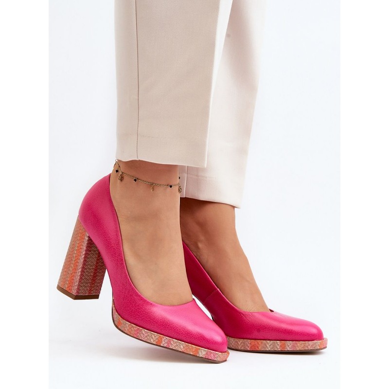 Escarpins talon large model 192296 Step in style