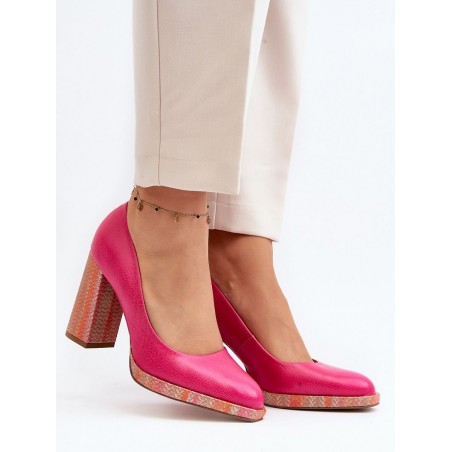 Escarpins talon large model 192296 Step in style