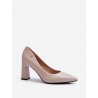 Escarpins talon large