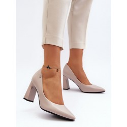 Escarpins talon large