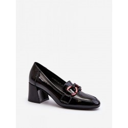 Escarpins talon large