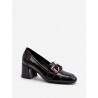 Escarpins talon large