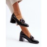 Escarpins talon large
