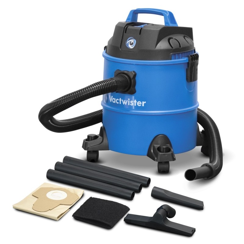 Aspirateur eau et poussières 1250W - 20L plastique - 18 Kpa avec soufflerie - Vactwister
