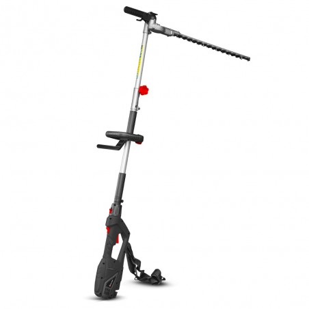 Taille haies électrique sur perche 900W avec tête orientable - Elem Garden