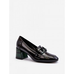 Escarpins talon large
