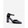 Escarpins talon large