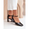 Escarpins talon large