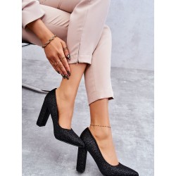 Escarpins talon large