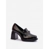 Escarpins talon large