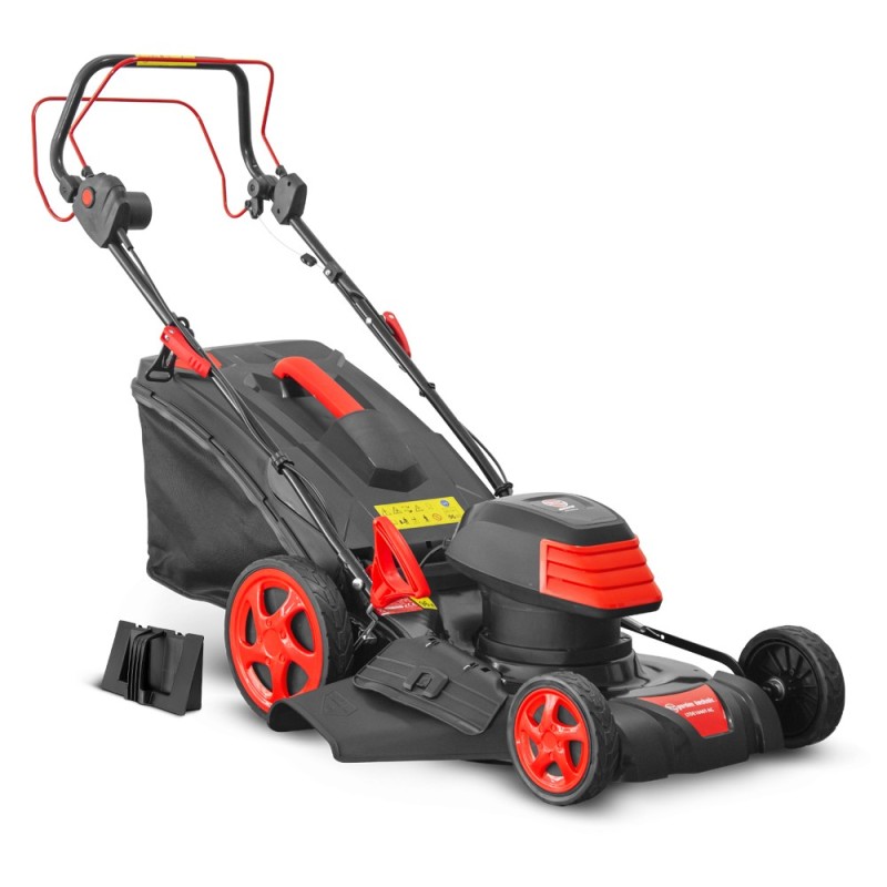 Tondeuse à gazon électrique tractée 1800W - 46CM avec carter en acier - Elem Garden