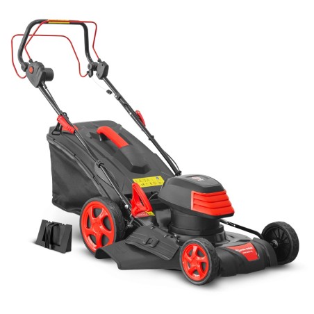 Tondeuse à gazon électrique tractée 1800W - 46CM avec carter en acier - Elem Garden