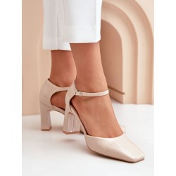 Escarpins talon large