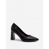 Escarpins talon large