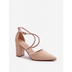 Escarpins talon large
