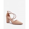 Escarpins talon large
