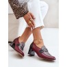 Escarpins talon large