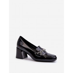 Escarpins talon large