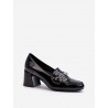 Escarpins talon large