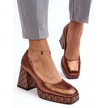 Escarpins talon large model 188522 Step in style