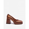 Escarpins talon large