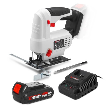 Scie sauteuse pendulaire 20V max livrée avec batterie 2Ah - X PERFORMER