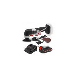 Outil multifonctions sans fil 20V + accessoires avec batterie 2Ah - X-Performer