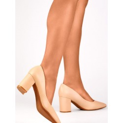 Escarpins talon large