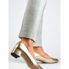 Escarpins talon large