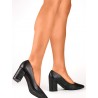 Escarpins talon large