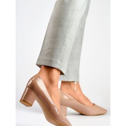 Escarpins talon large