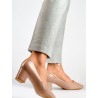 Escarpins talon large