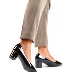 Escarpins talon large