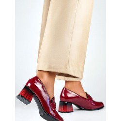 Escarpins talon large