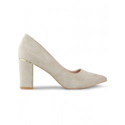 Escarpins talon large