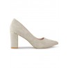 Escarpins talon large