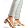 Escarpins talon large