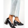 Escarpins talon large