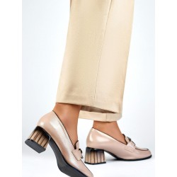 Escarpins talon large