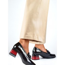 Escarpins talon large