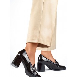 Escarpins talon large