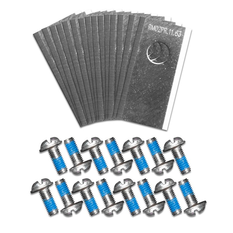 Lot de 15 lames + vis pour robot tondeuse autonome