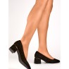 Escarpins talon large