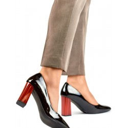 Escarpins talon large