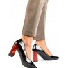 Escarpins talon large