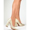 Escarpins talon large