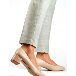 Escarpins talon large