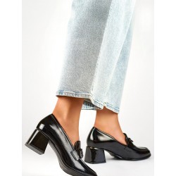 Escarpins talon large
