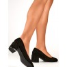 Escarpins talon large
