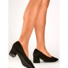 Escarpins talon large